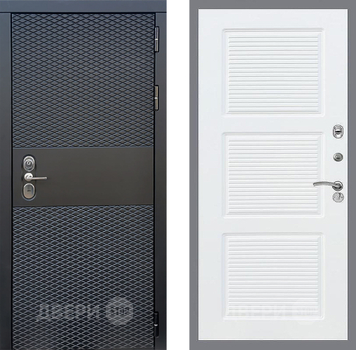 Дверь Стоп БЛЭК CISA ФЛ-1 Силк Сноу в Звенигород