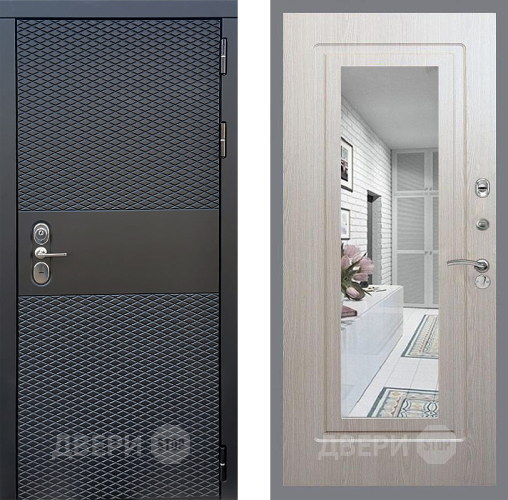 Дверь Стоп БЛЭК CISA Зеркало ФЛ-120 Беленый дуб в Звенигород