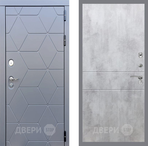 Дверь Стоп КОСМО ФЛ-290 Бетон светлый в Звенигород