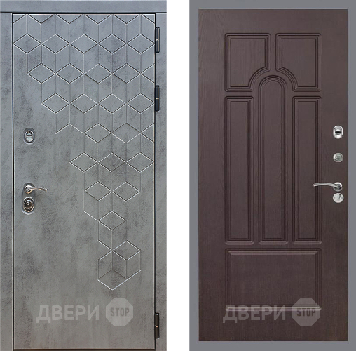 Дверь Стоп БЕТОН ФЛ-58 Венге в Звенигород