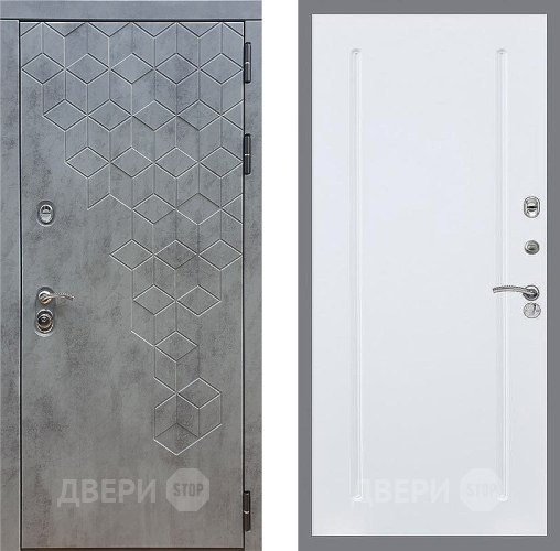 Дверь Стоп БЕТОН ФЛ-68 Силк Сноу в Звенигород