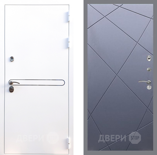 Дверь Стоп Лайн Вайт ФЛ-291 Силк титан в Звенигород