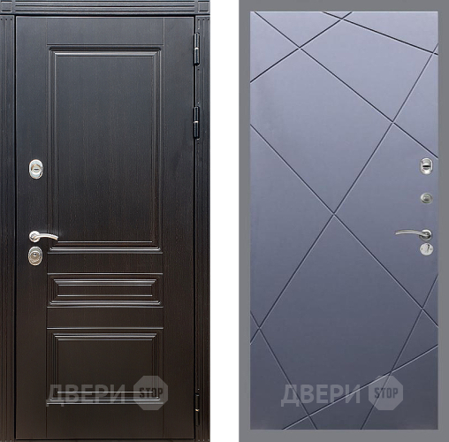 Дверь Стоп МЕГАПОЛИС ФЛ-291 Силк титан в Звенигород