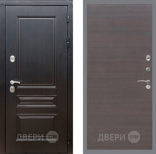 Дверь Стоп МЕГАПОЛИС Гладкая венге поперечный в Звенигород
