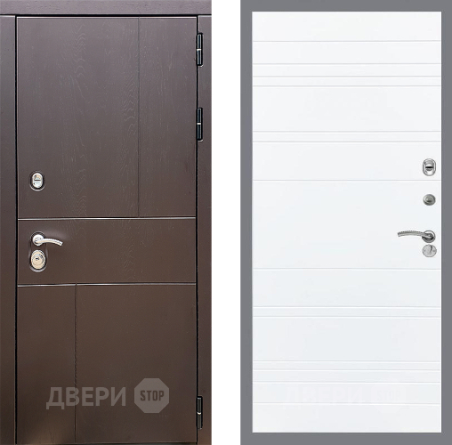 Входная металлическая Дверь Стоп УРБАН Лайн Силк Сноу в Звенигород
