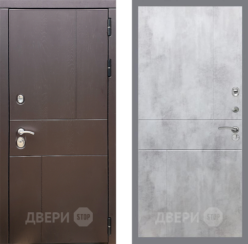 Дверь Стоп УРБАН ФЛ-290 Бетон светлый в Звенигород