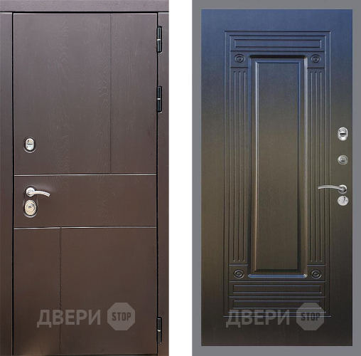Входная металлическая Дверь Стоп УРБАН ФЛ-4 Венге в Звенигород