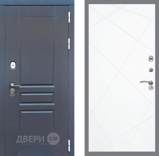 Дверь Стоп ПЛАТИНУМ ФЛ-291 Силк Сноу в Звенигород