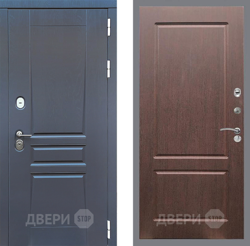 Дверь Стоп ПЛАТИНУМ ФЛ-117 Орех премиум в Звенигород