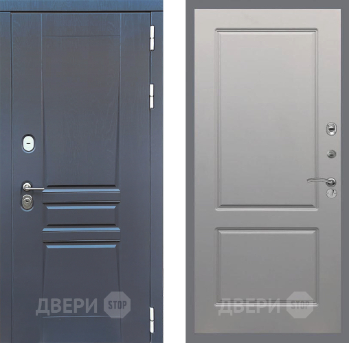 Входная металлическая Дверь Стоп ПЛАТИНУМ ФЛ-117 Грей софт в Звенигород