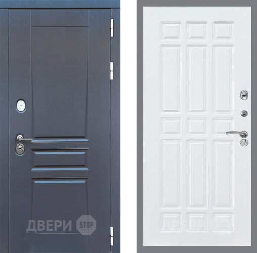 Входная металлическая Дверь Стоп ПЛАТИНУМ ФЛ-33 Силк Сноу в Звенигород