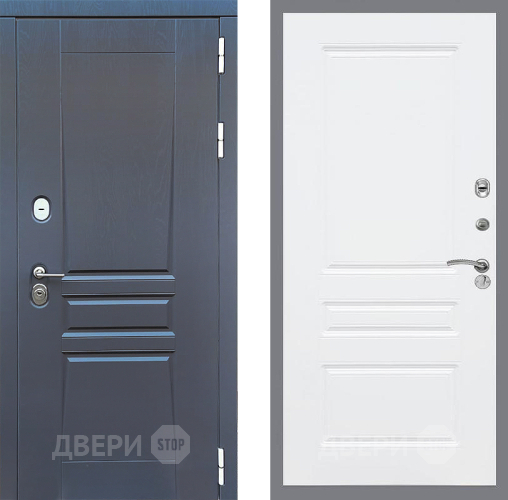 Входная металлическая Дверь Стоп ПЛАТИНУМ ФЛ-243 Силк Сноу в Звенигород