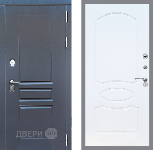 Дверь Стоп ПЛАТИНУМ ФЛ-128 Белый ясень в Звенигород