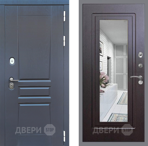 Дверь Стоп ПЛАТИНУМ Зеркало ФЛ-120 Венге в Звенигород