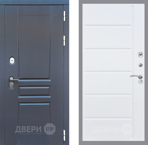 Входная металлическая Дверь Стоп ПЛАТИНУМ ФЛ-102 Белый ясень в Звенигород