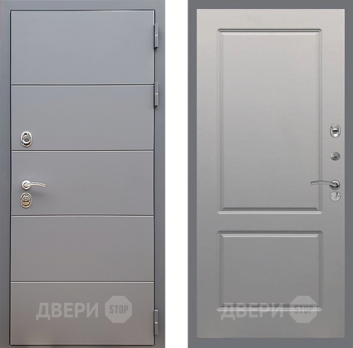 Дверь Стоп АРТ ГРАФИТ ФЛ-117 Грей софт в Звенигород