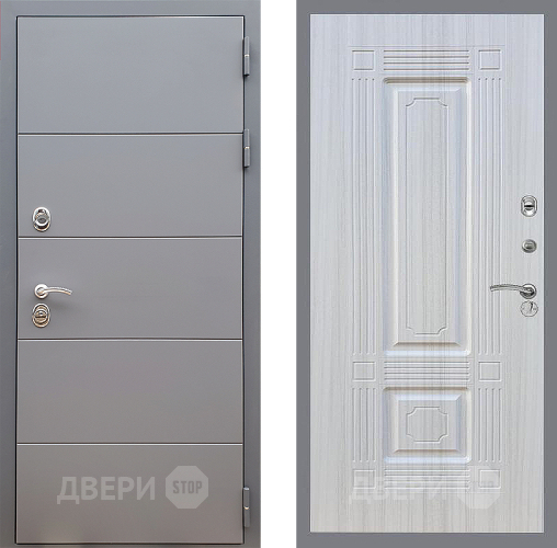 Дверь Стоп АРТ ГРАФИТ ФЛ-2 Сандал белый в Звенигород
