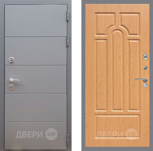 Дверь Стоп АРТ ГРАФИТ ФЛ-58 Дуб в Звенигород