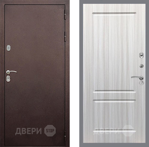 Дверь Стоп КЛАССИК Медь ФЛ-117 Сандал белый в Звенигород