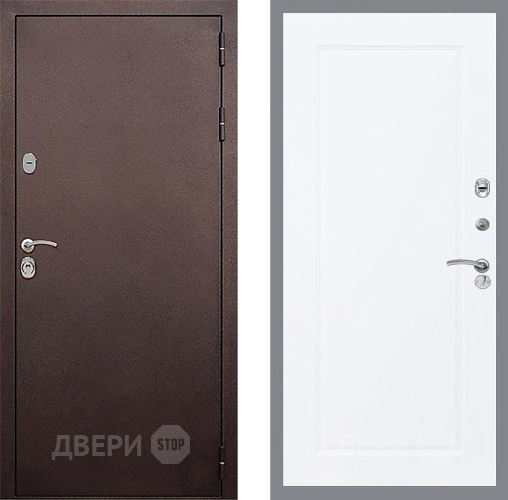 Входная металлическая Дверь Стоп КЛАССИК Медь ФЛ-119 Силк Сноу в Звенигород