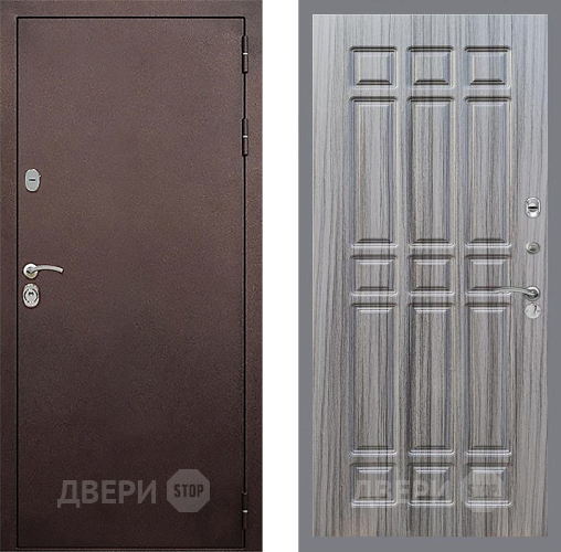Дверь Стоп КЛАССИК Медь ФЛ-33 Сандал грей в Звенигород