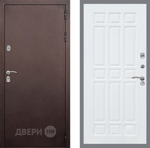 Дверь Стоп КЛАССИК Медь ФЛ-33 Силк Сноу в Звенигород