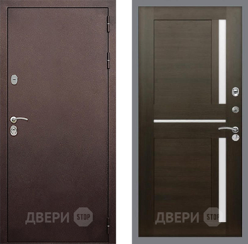 Дверь Стоп КЛАССИК Медь СБ-18 Венге в Звенигород