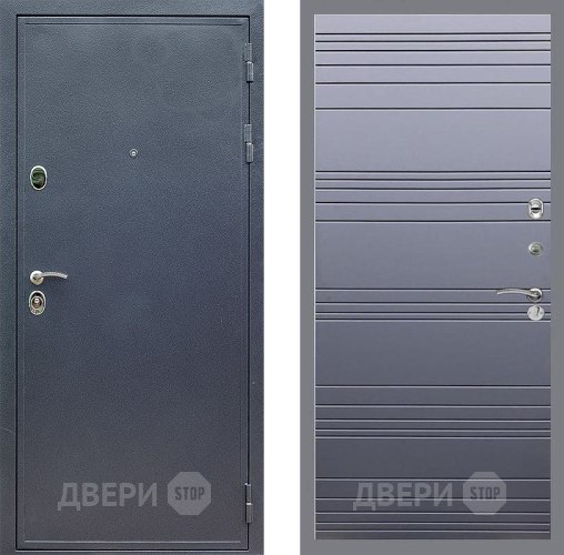 Входная металлическая Дверь Стоп СИЛЬВЕР Лайн Силк титан в Звенигород