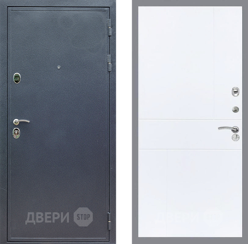 Входная металлическая Дверь Стоп СИЛЬВЕР ФЛ-290 Силк Сноу в Звенигород