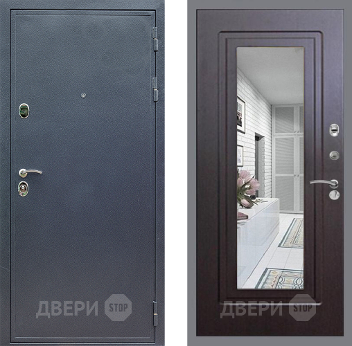 Дверь Стоп СИЛЬВЕР Зеркало ФЛ-120 Венге в Звенигород
