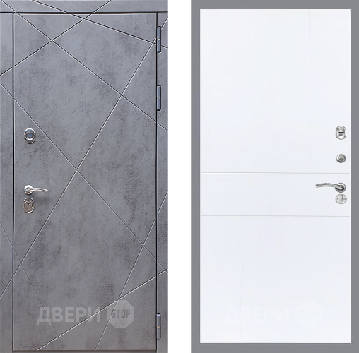 Дверь Стоп Лучи ФЛ-290 Силк Сноу в Звенигород