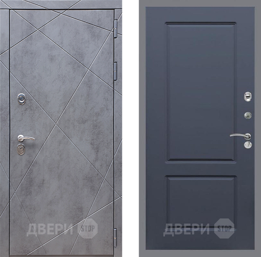 Дверь Стоп Лучи ФЛ-117 Силк титан в Звенигород