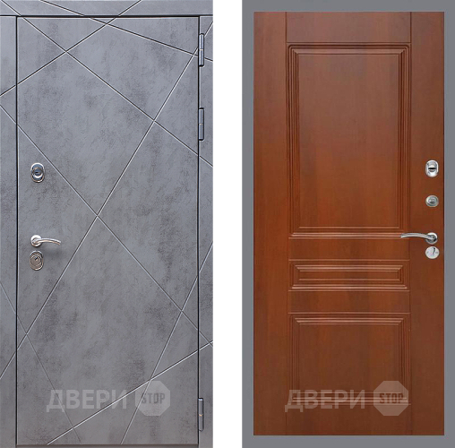 Дверь Стоп Лучи ФЛ-243 Итальянский орех в Звенигород