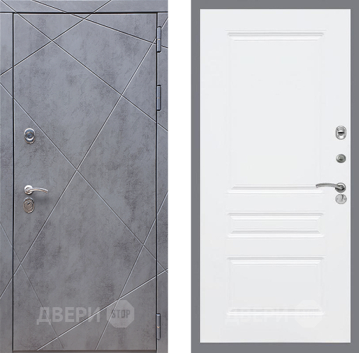 Дверь Стоп Лучи ФЛ-243 Силк Сноу в Звенигород