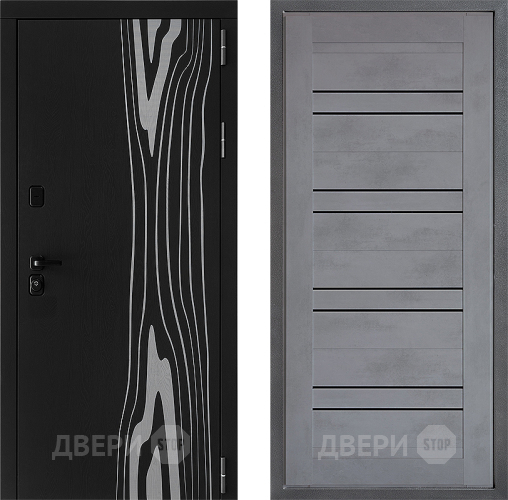 Дверь Дверной континент ДК-12 ФЛ-49 Бетон серый в Звенигород