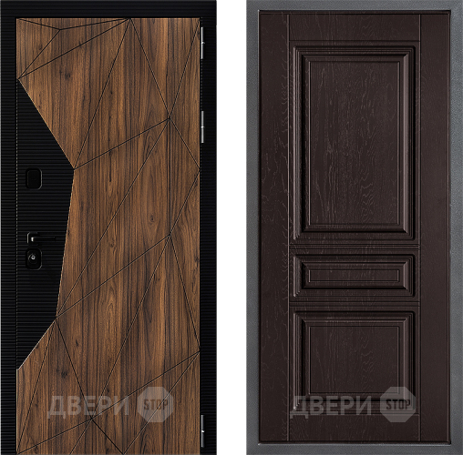 Дверь Дверной континент ДК-11 ФЛ-243 Дуб шоколадный в Звенигород