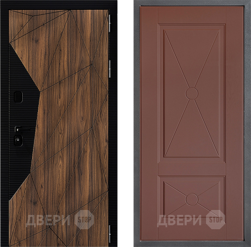 Дверь Дверной континент ДК-11 ФЛ-617 Ясень шоколадный в Звенигород