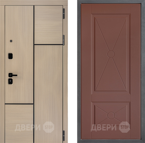 Дверь Дверной континент ДК-14 ФЛ-617 Ясень шоколадный в Звенигород