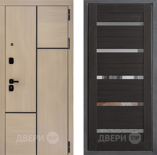 Входная металлическая Дверь Дверной континент ДК-14 ФЛ-47 Венге в Звенигород