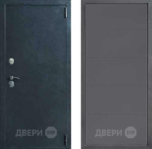 Входная металлическая Дверь Дверной континент ДК-70 Дизайн ФЛ-649 Графит софт в Звенигород