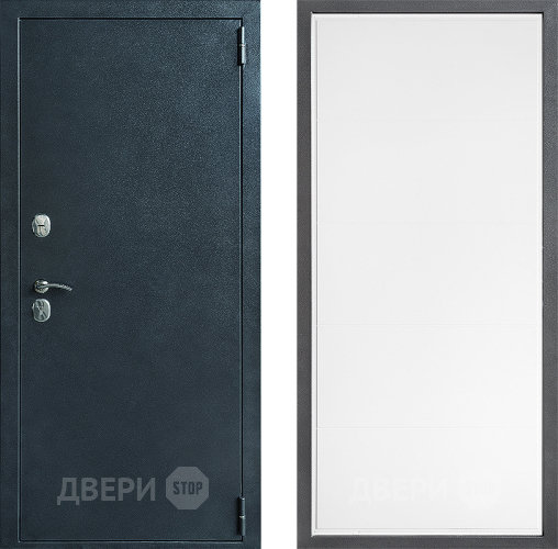 Входная металлическая Дверь Дверной континент ДК-70 Дизайн ФЛ-649 Белый софт в Звенигород
