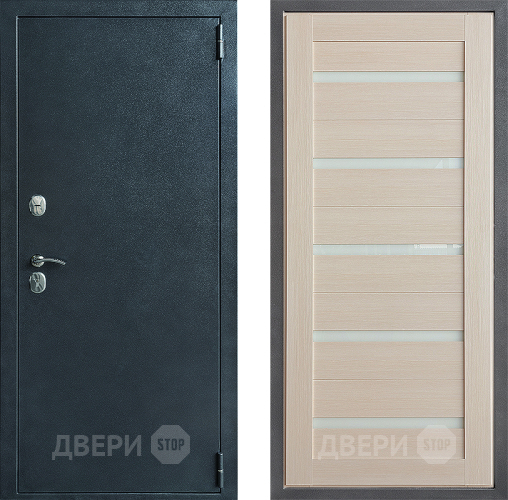 Входная металлическая Дверь Дверной континент ДК-70 Дизайн ФЛ-47 Капучино в Звенигород