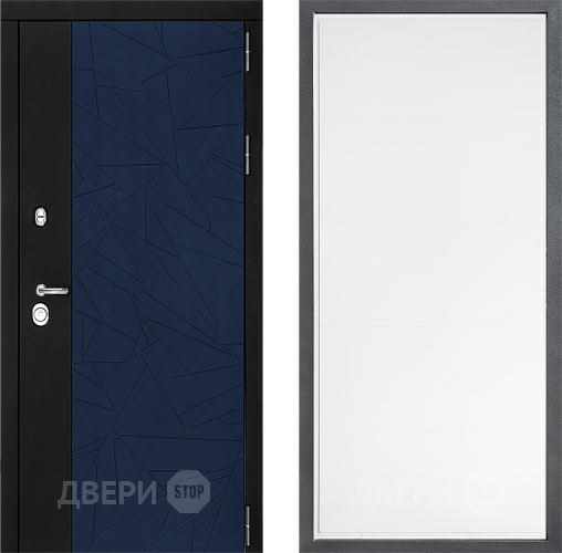 Входная металлическая Дверь Дверной континент ДК-9 ФЛ-649 Белый софт в Звенигород
