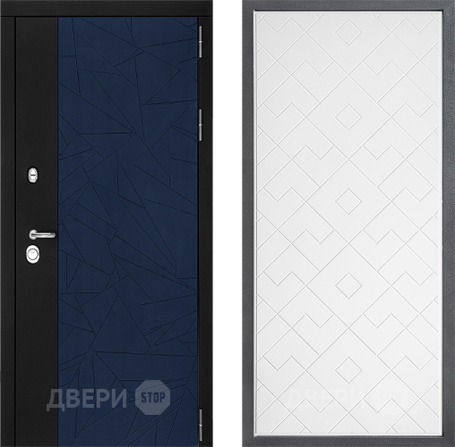 Входная металлическая Дверь Дверной континент ДК-9 ФЛ-Тиффани Белый софт в Звенигород