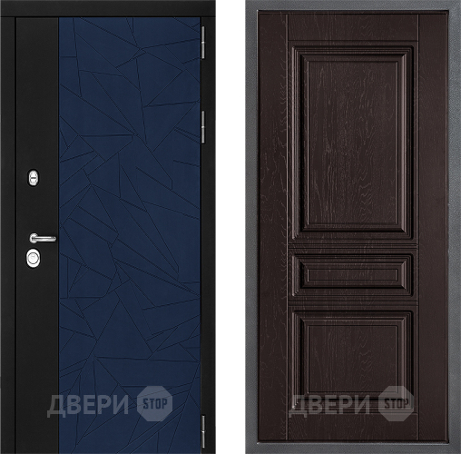 Входная металлическая Дверь Дверной континент ДК-9 ФЛ-243 Дуб шоколадный в Звенигород