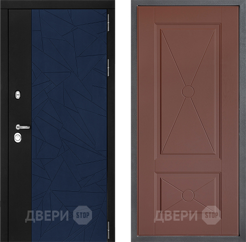 Дверь Дверной континент ДК-9 ФЛ-617 Ясень шоколадный в Звенигород