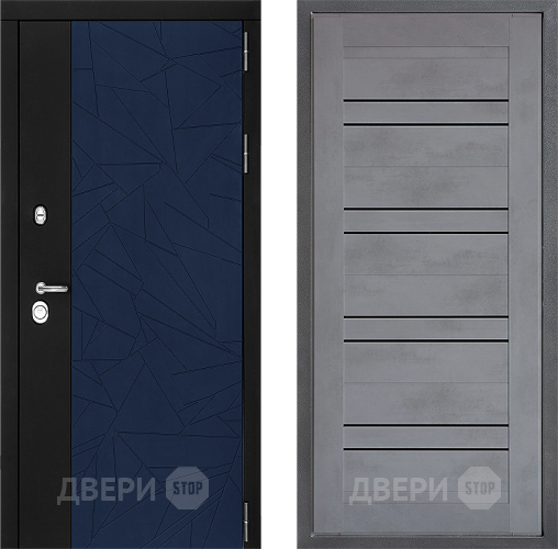 Дверь Дверной континент ДК-9 ФЛ-49 Бетон серый в Звенигород
