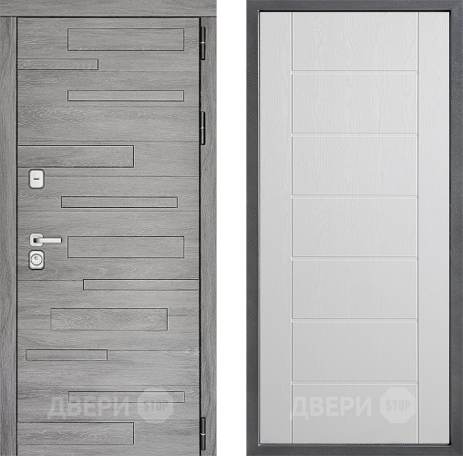 Дверь Дверной континент ДК-10 ФЛ-Лайн Белое дерево в Звенигород