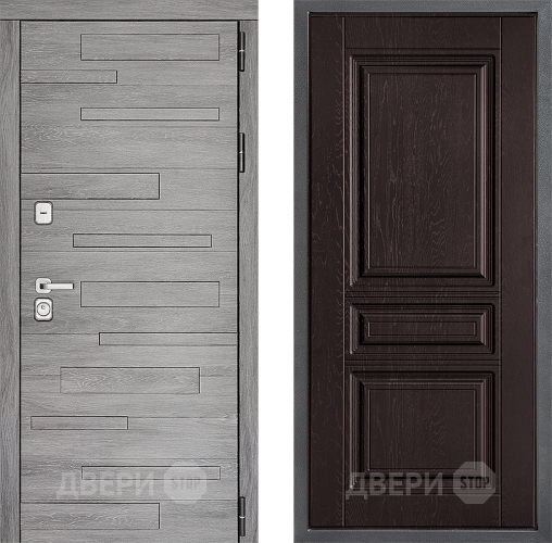 Дверь Дверной континент ДК-10 ФЛ-243 Дуб шоколадный в Звенигород
