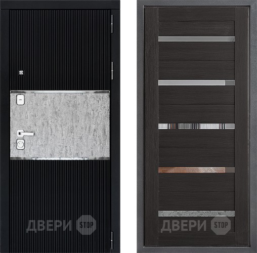 Входная металлическая Дверь Дверной континент ДК-13 ФЛ-47 Венге в Звенигород
